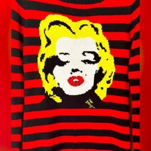 Betsey Johnson Marilyn Monroe sweater
